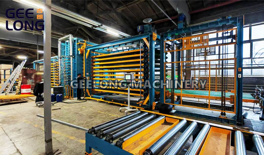 Geelong Автоматический 5x10feet пленка сталкивалась с фанерой горячего пресса машины линии Geelong Автоматический 5x10feet пленка сталкивалась с фанерой горячего пресса машины линии