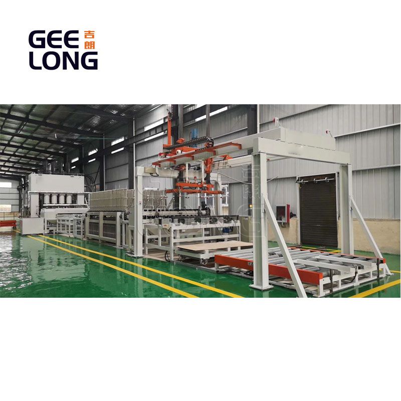 Китайская машина для горячего прессования меламинового ламината с коротким циклом.